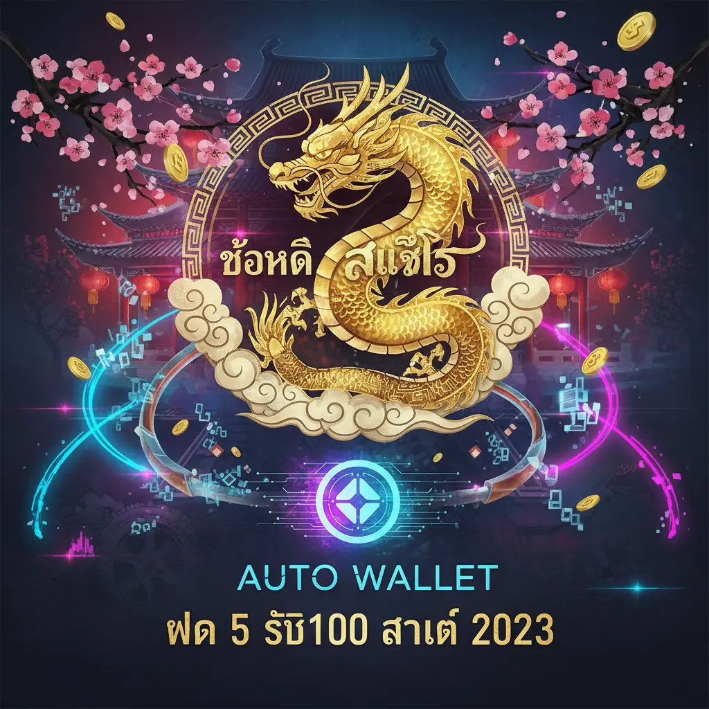 slot auto wallet ฝาก 5 รับ100 ล่าสุด 2023 - CHOKDEE